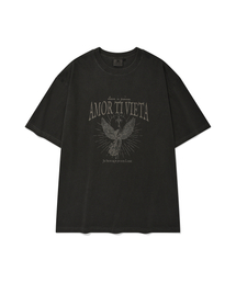 DYSFUNCT（ディスファンクト）の「AMOR PIGMENT T-SHIRT(CHARCOAL)（Tシャツ/カットソー）」
