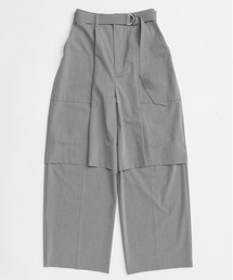 2way Double Waist Curve Shorts/2WAYダブルウエストカーブハーフ