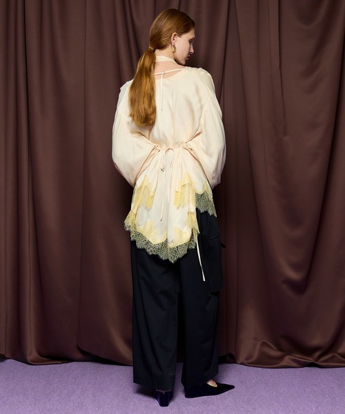 MAISON SPECIAL（メゾンスペシャル）の「【PRE-ORDER】Slice Knee Work Pants/スライスニースーチングワークパンツ（その他パンツ・レディース・ブラウン/ホワイト/グレー/ブラック・38/36/34）」の7枚目の写真