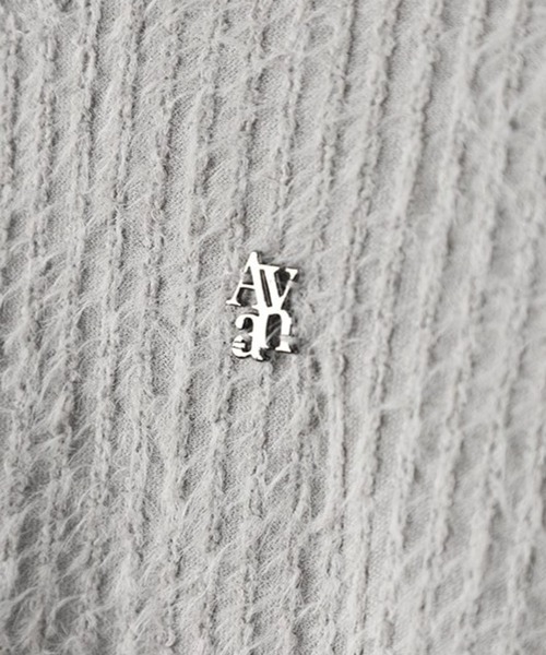 AVANDRESS(アバンドレス )の「AVANDRESS/FUZZ HOLE ロングスリーブ(Tシャツ/カットソー・レディース・チャコール/ブラック・SMALL)」の12枚目の写真