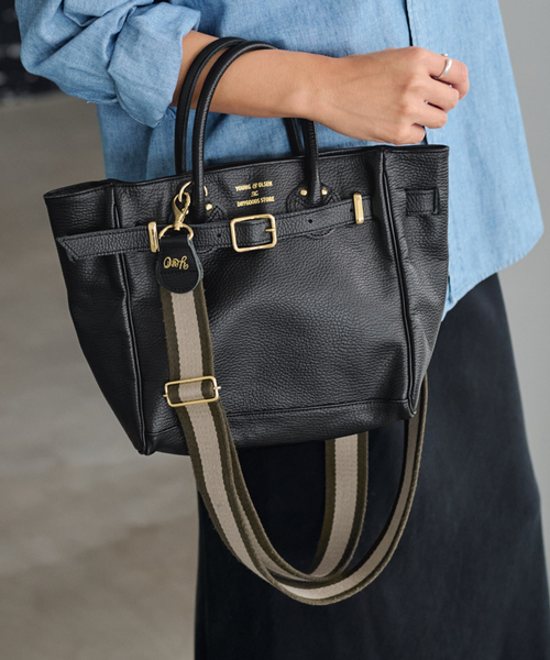 FRAMeWORK(フレームワーク)の「≪WEB限定 / 追加≫YOUNG&OLSEN 別注ストラップ付きベルトバッグ 2(ショルダーバッグ・レディース・ブラック/モカ・FREE)」の4枚目の写真