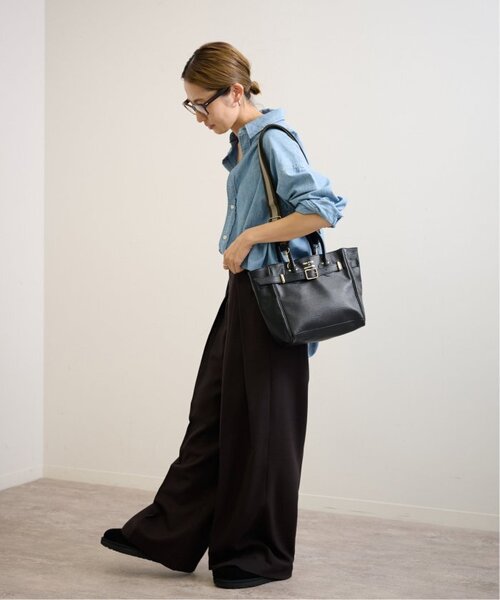 FRAMeWORK(フレームワーク)の「≪WEB限定 / 追加≫YOUNG&OLSEN 別注ストラップ付きベルトバッグ 2(ショルダーバッグ・レディース・ブラック/モカ・FREE)」の12枚目の写真