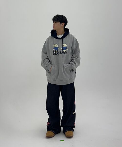 WaiKei(ワイケイ)の「マルチーズカラーブロックフードパーカーアイボリー(パーカー・レディース・その他・1/2)」の12枚目の写真