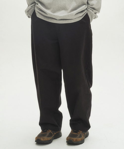KANEITEI(カネイテイ)の「WIDE CHINO TROUSERS (BLACK)(その他パンツ・レディース・その他・MEDIUM/LARGE)」の1枚目の写真
