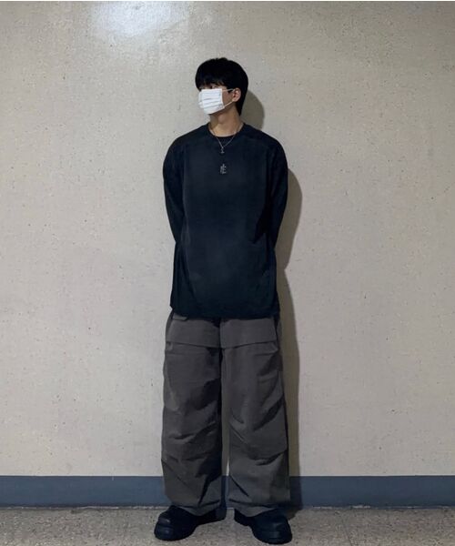 INEXCIS(イネクシス)の「スプラッター ロングスリーブ (ブラック)(Tシャツ/カットソー・メンズ・ブラック・FREE)」の11枚目の写真
