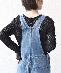 〈手洗い可能〉ラッセル レース ヘンリー ネック 2WAY プルオーバー