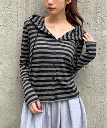 3.3 Field Trip  | 3.3 Field Trip／ボーダーフーディーカーデ(Tシャツ/カットソー)