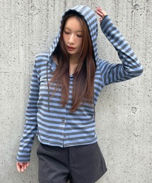 3.3 Field Trip  | 3.3 Field Trip／ボーダーフーディーカーデ(Tシャツ/カットソー)