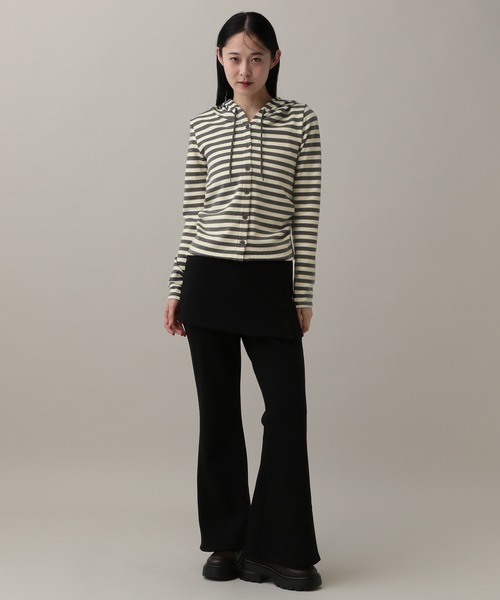 3.3 Field Trip （3.3フィールドトリップ）の「3.3 Field Trip／ボーダーフーディーカーデ（Tシャツ/カットソー・レディース・アイボリー/ブルー/グレー・FREE）」の20枚目の写真