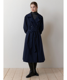 Magnet trench coat (navy)