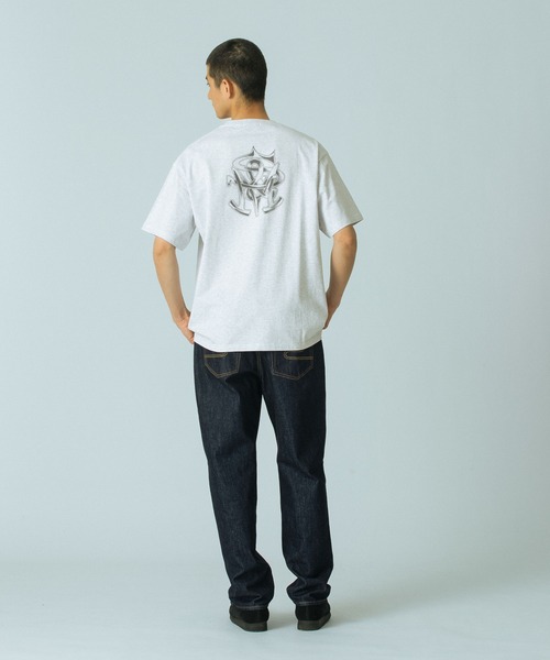 SILAS(サイラス)の「HERALDRY S/S TEE(Tシャツ/カットソー・メンズ・アッシュ/ブラック/ホワイト・L/M/XL)」の19枚目の写真