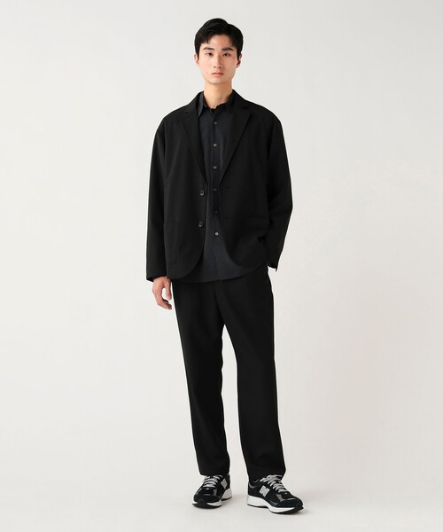 BEAMS HEART（ビームスハート）の「【6/18値下げ】ポリトロ シングル ジャケット（吸水速乾）（テーラードジャケット・メンズ・ブラック/ネイビー・X-LARGE/LARGE/MEDIUM/SMALL）」の4枚目の写真