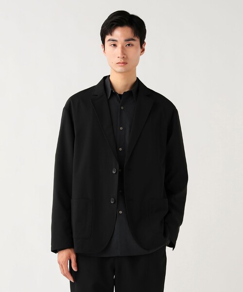 BEAMS HEART（ビームスハート）の「【6/18値下げ】ポリトロ シングル ジャケット（吸水速乾）（テーラードジャケット・メンズ・ブラック/ネイビー・X-LARGE/LARGE/MEDIUM/SMALL）」の5枚目の写真