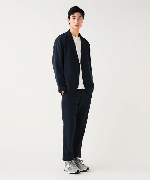 BEAMS HEART（ビームスハート）の「【6/18値下げ】ポリトロ シングル ジャケット（吸水速乾）（テーラードジャケット・メンズ・ブラック/ネイビー・X-LARGE/LARGE/MEDIUM/SMALL）」の8枚目の写真