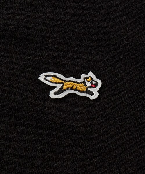 PENNEYS(ぺニーズ)の「PENNEYS/ぺニーズ 別注 THE FOX ロゴ ワンポイント刺繍 ベーシック ハイゲージ 長袖 ニットシャツカーディガン(カーディガン/ボレロ・レディース・レッド系/ネイビー/ブラック/ダークグレー/ライトグレー・M/L/S)」の11枚目の写真