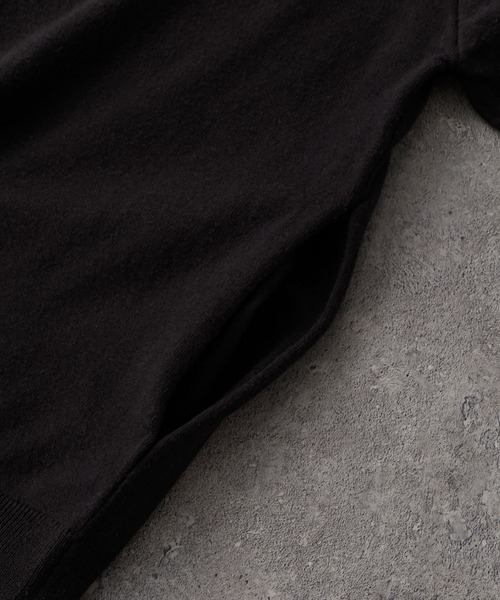 PENNEYS(ぺニーズ)の「PENNEYS/ぺニーズ 別注 THE FOX ロゴ ワンポイント刺繍 ベーシック ハイゲージ 長袖 ニットシャツカーディガン(カーディガン/ボレロ・レディース・レッド系/ネイビー/ブラック/ダークグレー/ライトグレー・M/L/S)」の13枚目の写真