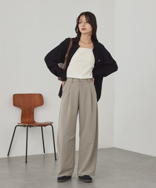 PENNEYS(ぺニーズ)の「PENNEYS/ぺニーズ 別注 THE FOX ロゴ ワンポイント刺繍 ベーシック ハイゲージ 長袖 ニットシャツカーディガン(カーディガン/ボレロ・レディース・レッド系/ネイビー/ブラック/ダークグレー/ライトグレー・M/L/S)」の18枚目の写真