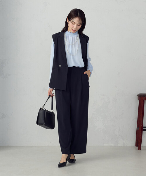 COMME CA ISM（コムサイズム）の「【宮城舞さん着用】ロングネックレス（ネックレス・レディース・シルバー/オフホワイト・FREE）」の3枚目の写真