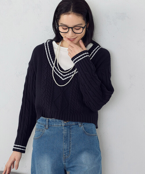 COMME CA ISM（コムサイズム）の「【宮城舞さん着用】ロングネックレス（ネックレス・レディース・シルバー/オフホワイト・FREE）」の6枚目の写真