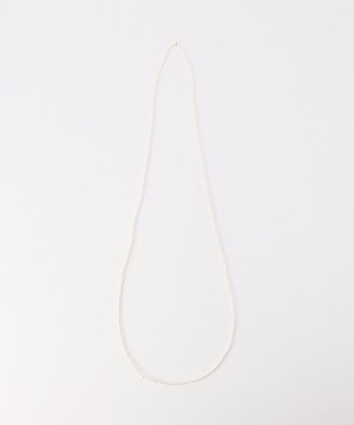 COMME CA ISM（コムサイズム）の「【宮城舞さん着用】ロングネックレス（ネックレス・レディース・シルバー/オフホワイト・FREE）」の8枚目の写真