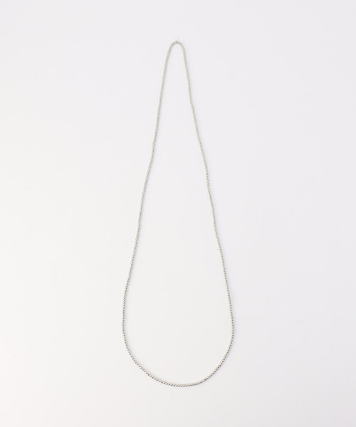 COMME CA ISM（コムサイズム）の「【宮城舞さん着用】ロングネックレス（ネックレス・レディース・シルバー/オフホワイト・FREE）」の9枚目の写真