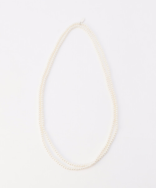 COMME CA ISM（コムサイズム）の「【宮城舞さん着用】ロングネックレス（ネックレス・レディース・シルバー/オフホワイト・FREE）」の10枚目の写真
