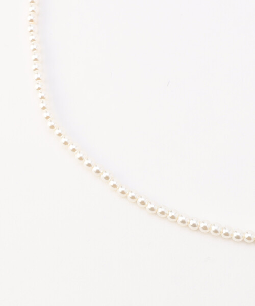 COMME CA ISM（コムサイズム）の「【宮城舞さん着用】ロングネックレス（ネックレス・レディース・シルバー/オフホワイト・FREE）」の13枚目の写真