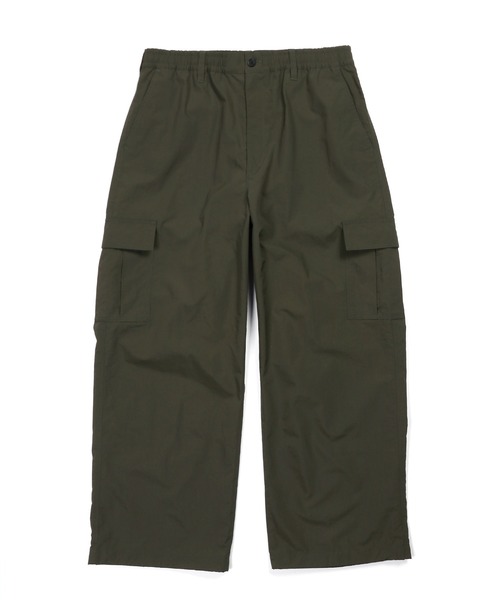The DUFFER of ST.GEORGE（ザダファーオブセントジョージ）の「【WEB限定アイテム】RIPSTOP NYLON WIDE CARGO PANTS：リップストップナイロン ワイド カーゴパンツ（カーゴパンツ・メンズ・ブラック/カーキ・MEDIUM/SMALL/X-LARGE/LARGE）」の10枚目の写真