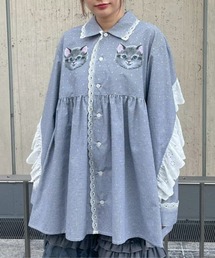 Candy Stripper（キャンディストリッパー）の「TINY CAT SHIRT ワンピース（シャツワンピース）」