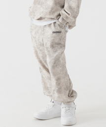 PIANER KIDS（ピアネールキッズ）の「タイダイストリングワイドパンツ（ベージュ）（スウェットパンツ）」