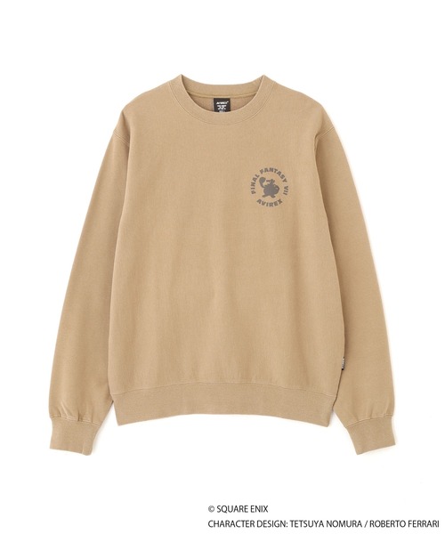 AVIREX × FINAL FANTASY VII REMAKE》CREW NECK SWEAT 'Cait Sith
