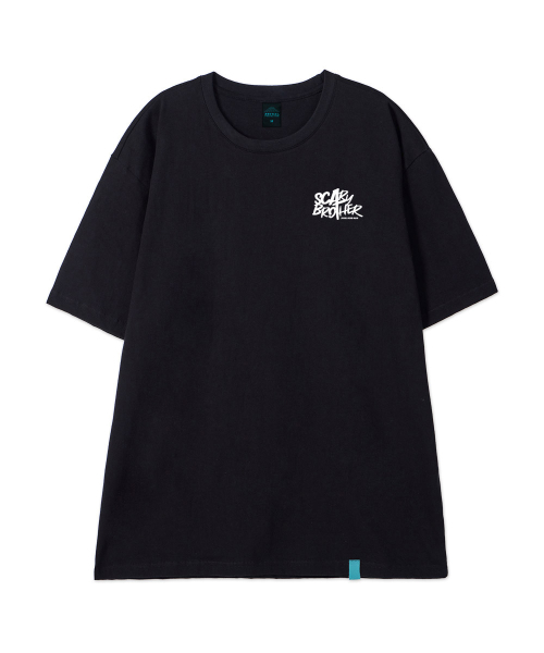 ASTRAL PROJECTION（アストラルプロジェクション）の「[エピスタジオXスキャリーブラザーSERIES 3]コットンルーズフィット半袖Tシャツ_ブラック（Tシャツ/カットソー・メンズ・その他・M/L/XL/XXL）」の2枚目の写真
