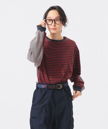 BEAMS BOY | スウィッチ ボーダー ロングスリーブ(Tシャツ/カットソー)