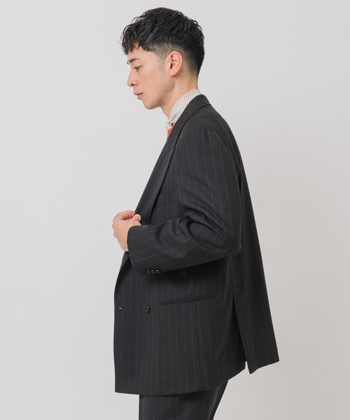 Couture d'adam（クチュールドアダム）の「COUTURE D’ADAM (クチュール ド アダム)  別注 Double JK Stripe（テーラードジャケット・メンズ・ブラック・40/42）」の7枚目の写真