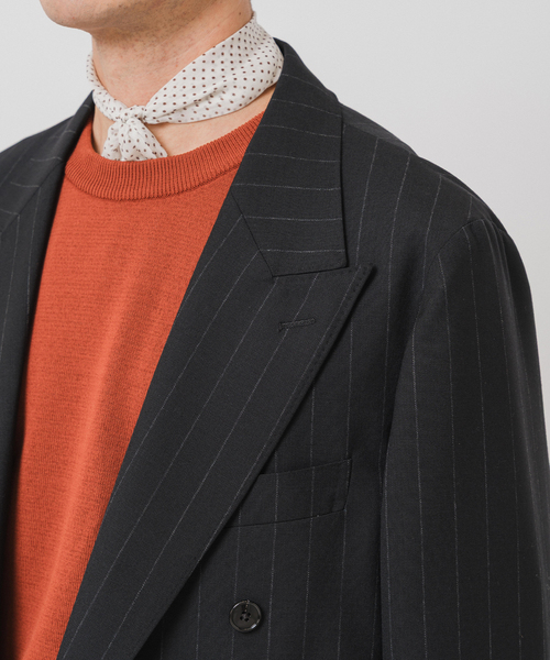 Couture d'adam（クチュールドアダム）の「COUTURE D’ADAM (クチュール ド アダム)  別注 Double JK Stripe（テーラードジャケット・メンズ・ブラック・40/42）」の9枚目の写真
