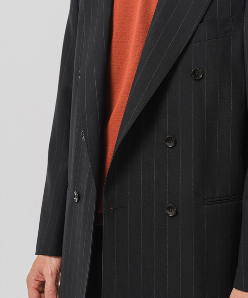 Couture d'adam（クチュールドアダム）の「COUTURE D’ADAM (クチュール ド アダム)  別注 Double JK Stripe（テーラードジャケット・メンズ・ブラック・40/42）」の10枚目の写真