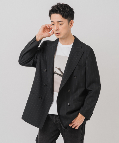 Couture d'adam（クチュールドアダム）の「COUTURE D’ADAM (クチュール ド アダム)  別注 Double JK Stripe（テーラードジャケット・メンズ・ブラック・40/42）」の14枚目の写真