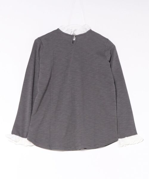 Narcissus（ナルシス）の「フリルレイヤードT（Tシャツ/カットソー・レディース・グレー/ブラック・FREE）」の13枚目の写真