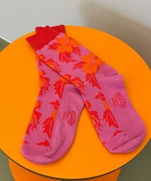 MIMICAWE（ミミカウィ）の「WILD POPPY SOCKS/PINK（ソックス/靴下）」
