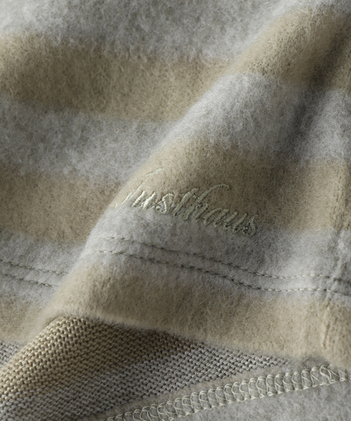 PULP/417EDIFICE(パルプフォーワンセブンエディフィス)の「【Geek Office / ギークオフィス】JUST! / STRIPED KNIT SHORTS(その他パンツ・レディース・チャコールグレー・FREE)」の4枚目の写真
