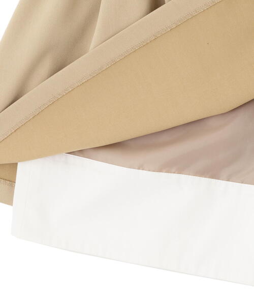 FREE'S MART（フリーズマート）の「◆インナーパンツ付レイヤードフレアミニスカート（スカート・レディース・ベージュ/グレー・FREE）」の22枚目の写真