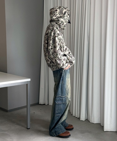 Perushu（ペルーシュ）の「WIDE SWITCHING CARGO PANTS／ワイド切り替えカーゴパンツ（その他パンツ・メンズ・その他/インディゴブルー・MEDIUM/LARGE/SMALL）」の10枚目の写真