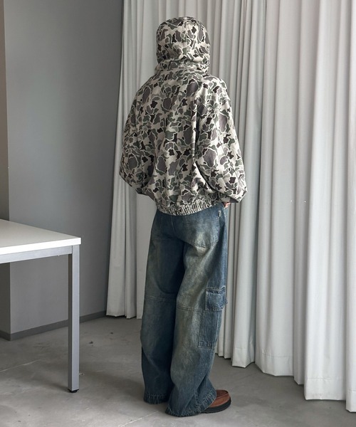 Perushu（ペルーシュ）の「WIDE SWITCHING CARGO PANTS／ワイド切り替えカーゴパンツ（その他パンツ・メンズ・その他/インディゴブルー・MEDIUM/LARGE/SMALL）」の11枚目の写真