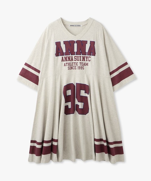 ANNA SUI NYC（アナ スイ エヌ ワイ シー）の「スポーツTシャツワンピース（ワンピース・レディース・ホワイト/パープル/ブラック・FREE）」の18枚目の写真