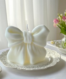 almo（アルモ）の「【Bls】【ZA】【Bling Leads】リボン型 香り付きキャンドル(BL)（キャンドル）」