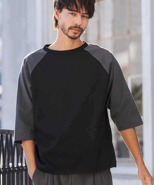 mlt5581- COOLMAX Raglan 3-4 Sleeve Tee ラグランスリーブTシャツ