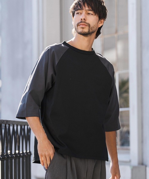 mlt5581- COOLMAX Raglan 3-4 Sleeve Tee ラグランスリーブTシャツ