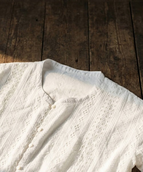 antiqua(アンティカ)の「刺繍 オールインワン(サロペット/オーバーオール・レディース・ブラック/ホワイト・ONESIZE/TL)」の14枚目の写真