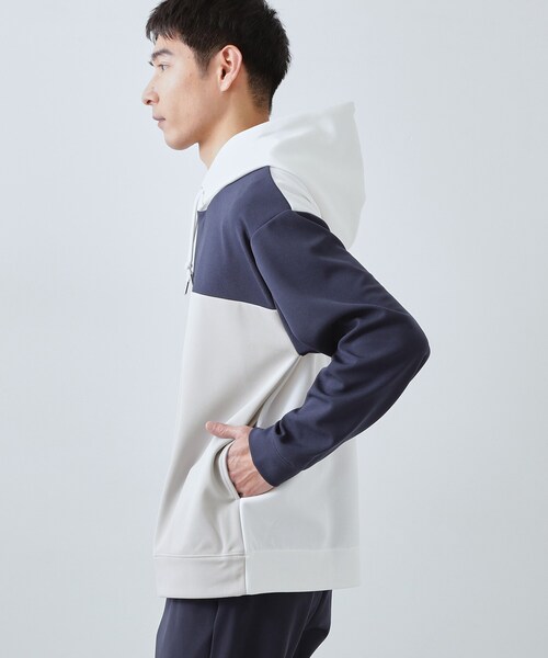 THE SHOP TK (ザ ショップ ティーケー )の「【大人の為の絶妙バランス】パネル切替パーカ 濯機機OK(パーカー・メンズ・ホワイト系8/ホワイト系7・02/03/04)」の17枚目の写真