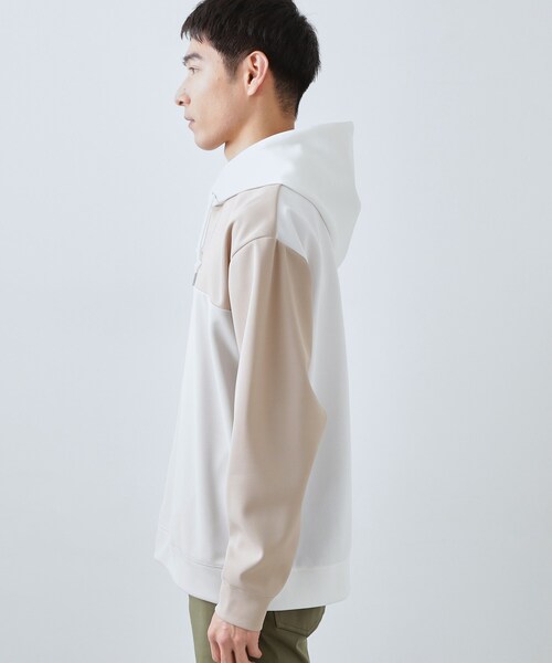 THE SHOP TK (ザ ショップ ティーケー )の「【大人の為の絶妙バランス】パネル切替パーカ 濯機機OK(パーカー・メンズ・ホワイト系8/ホワイト系7・02/03/04)」の7枚目の写真